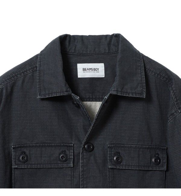 BEAMSBOY「リップストップ ミリタリー ブルゾン」|ブルゾン・スタジャン|