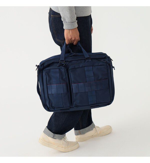 BEAMS PLUS「BRIEFING / 別注 3WAY BAG」|ビジネスバッグ|