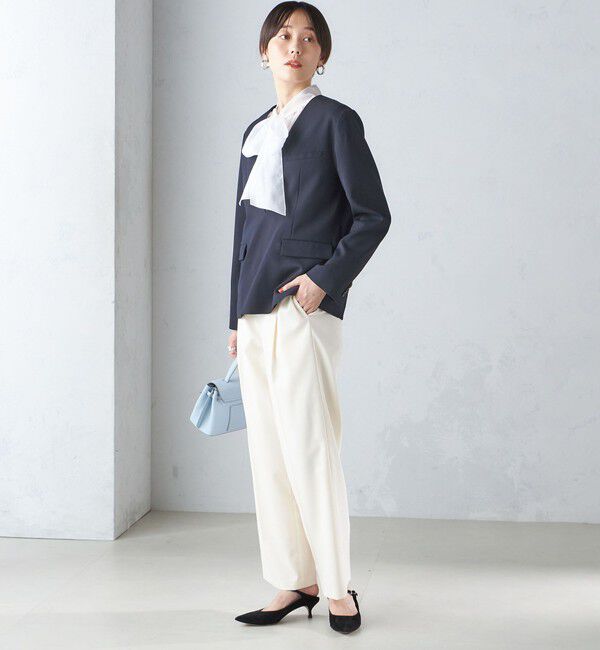 SHIPS for women「ストレッチ ツイル プルオーバー ジャケット(セットアップ対応)」|その他|