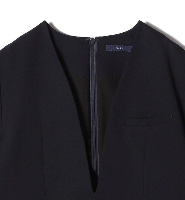 SHIPS for women「ストレッチ ツイル プルオーバー ジャケット(セットアップ対応)」|その他|