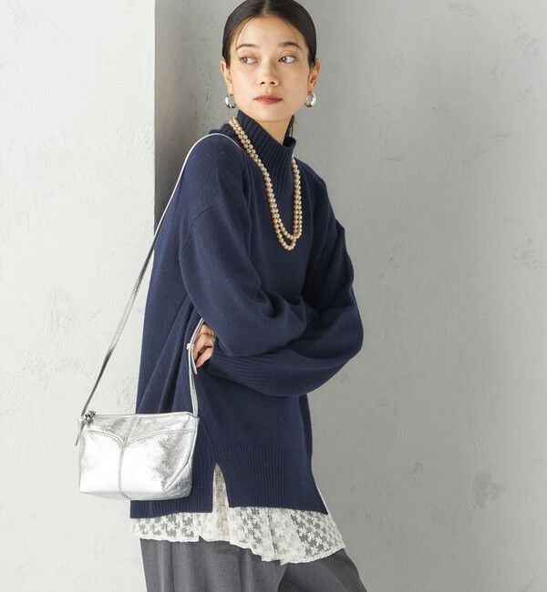 SHIPS for women「〈手洗い可能〉ウール カシミヤ ハイネック プルオーバー」|ニット・セーター|