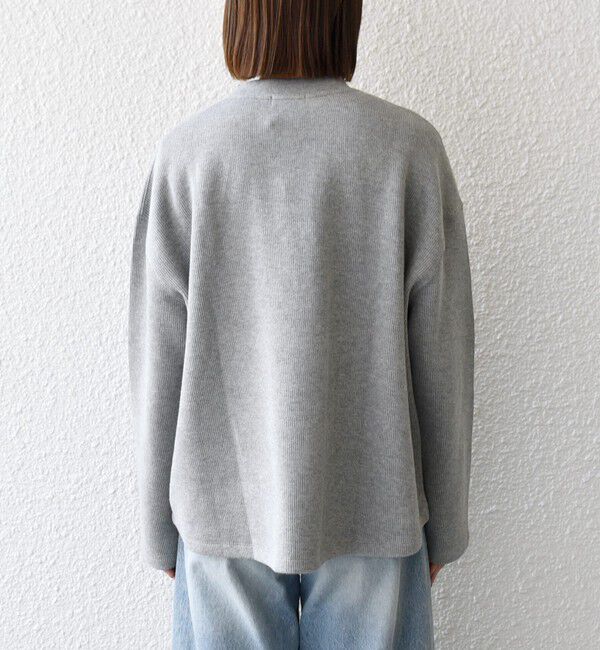 SHIPS any「《予約》SHIPS any:〈手洗い可能〉サカリバ ラウンド ヘム ルーズ プルオーバー」|Tシャツ・カットソー|