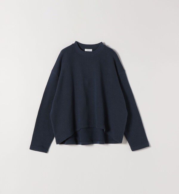 SHIPS any「《予約》SHIPS any:〈手洗い可能〉サカリバ ラウンド ヘム ルーズ プルオーバー」|Tシャツ・カットソー|