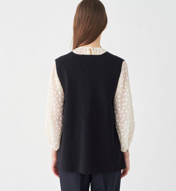 TOMORROWLAND Ballsey パールコンビ Vネックベスト パールコンビ Vネックベスト（Ballsey）｜ルミネのファッション通販