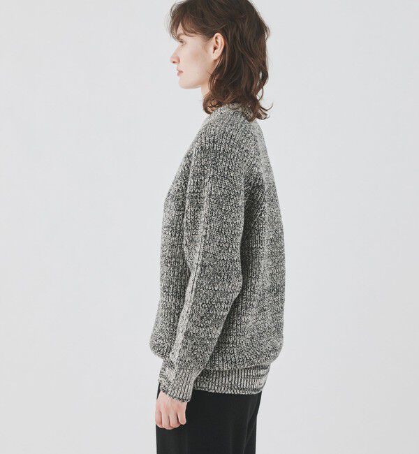 GALERIE VIE「フィッシャーマンズリブ クルーネックプルオーバー」|ニット・セーター|