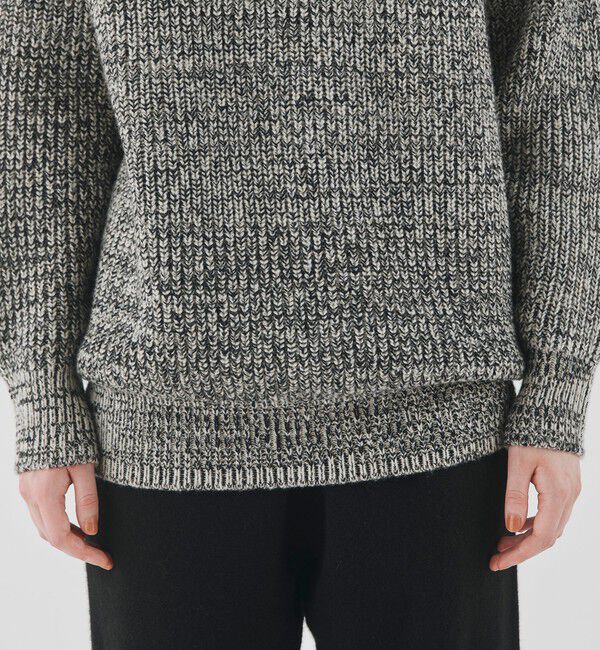 GALERIE VIE「フィッシャーマンズリブ クルーネックプルオーバー」|ニット・セーター|