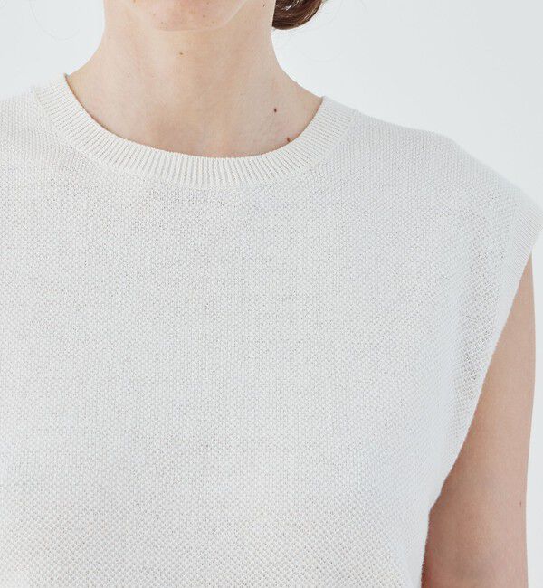 GALERIE VIE「ドライカノコ ノースリーブ プルオーバー」|ニット・セーター|