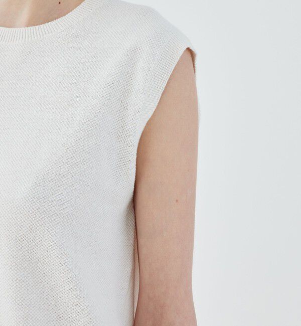 GALERIE VIE「ドライカノコ ノースリーブ プルオーバー」|ニット・セーター|