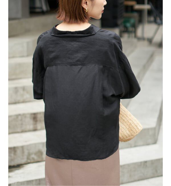 IENA「《追加》ラミーリヨセルショートシャツ」|シャツ・ブラウス|