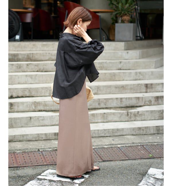 IENA「《追加》ラミーリヨセルショートシャツ」|シャツ・ブラウス|