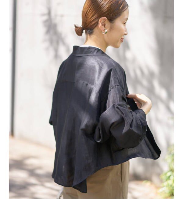 IENA「《追加》ラミーリヨセルショートシャツ」|シャツ・ブラウス|