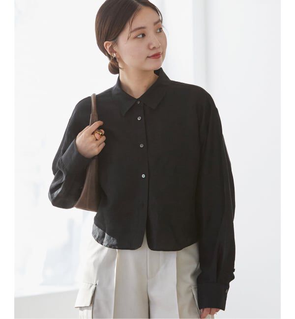 IENA「《追加》ラミーリヨセルショートシャツ」|シャツ・ブラウス|