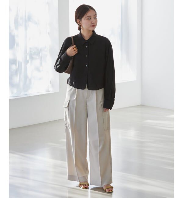 IENA「《追加》ラミーリヨセルショートシャツ」|シャツ・ブラウス|