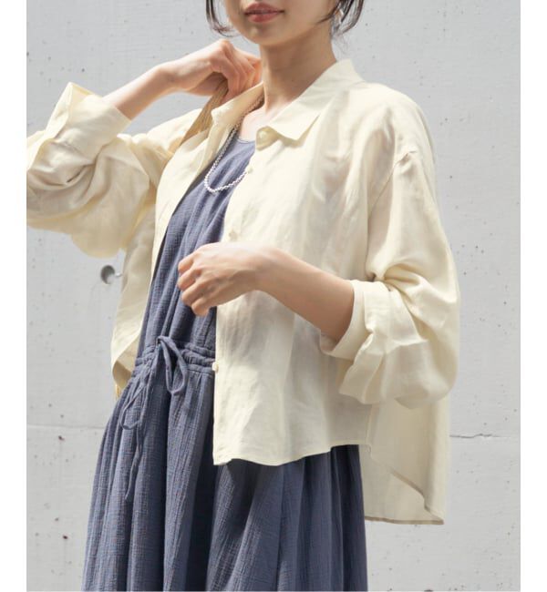 IENA「《追加》ラミーリヨセルショートシャツ」|シャツ・ブラウス|