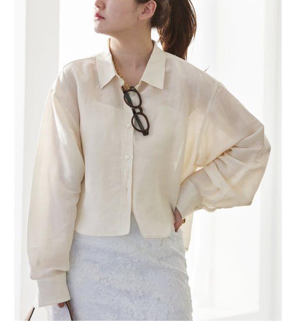 IENA「《追加》ラミーリヨセルショートシャツ」|シャツ・ブラウス|