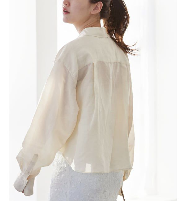 IENA「《追加》ラミーリヨセルショートシャツ」|シャツ・ブラウス|