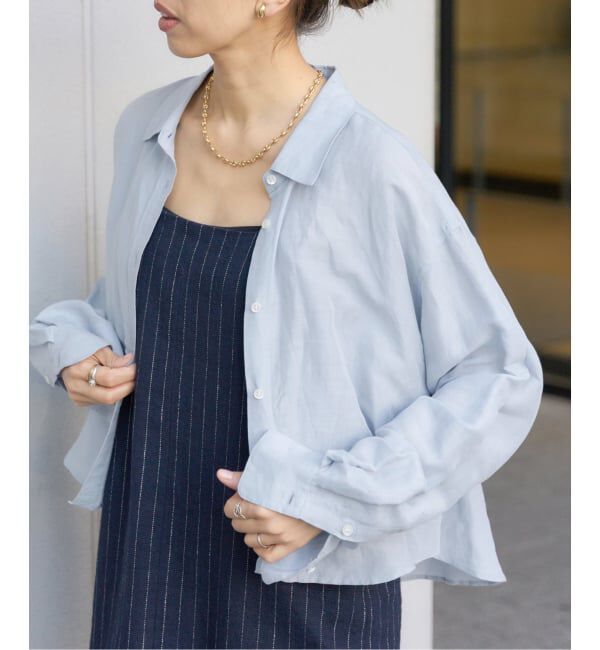 IENA「《追加》ラミーリヨセルショートシャツ」|シャツ・ブラウス|