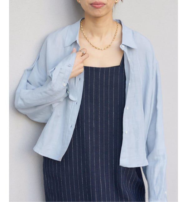 IENA「《追加》ラミーリヨセルショートシャツ」|シャツ・ブラウス|