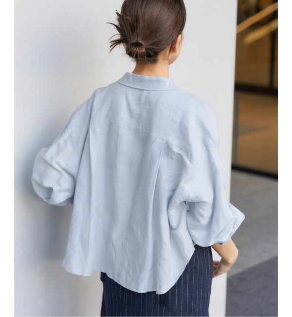 IENA「《追加》ラミーリヨセルショートシャツ」|シャツ・ブラウス|