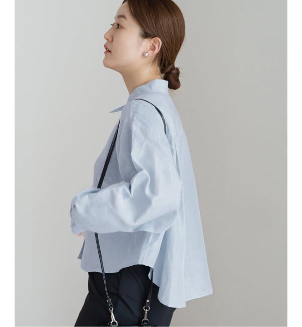 IENA「《追加》ラミーリヨセルショートシャツ」|シャツ・ブラウス|