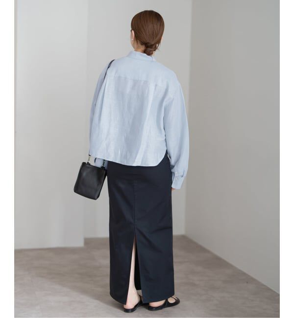 IENA「《追加》ラミーリヨセルショートシャツ」|シャツ・ブラウス|