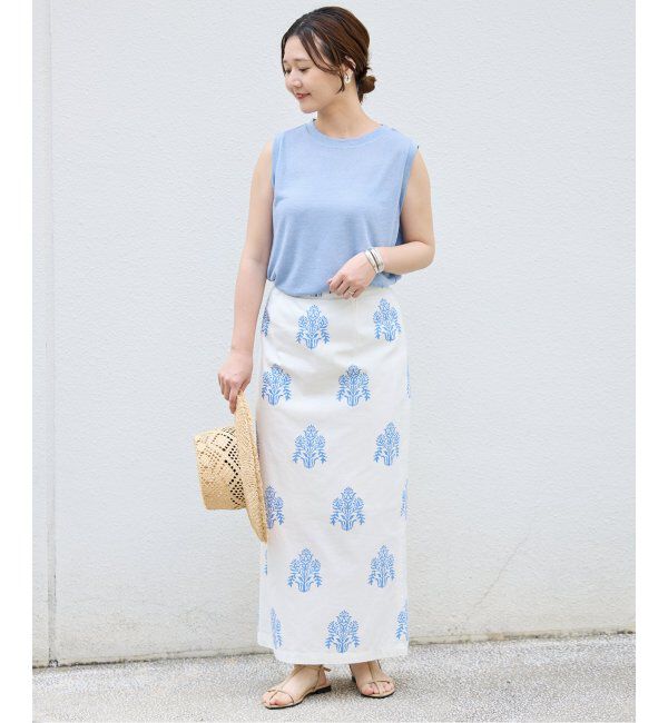 SLOBE IENA「《追加》スラブ天竺ノースリーブTEE」|Tシャツ・カットソー|