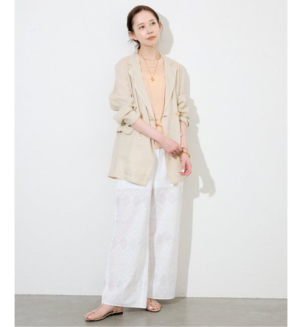 SLOBE IENA「《追加》スラブ天竺ノースリーブTEE」|Tシャツ・カットソー|