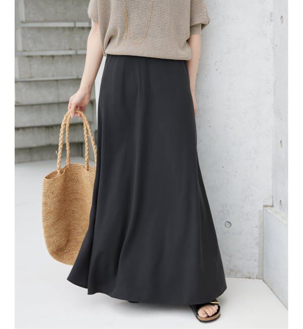 SLOBE IENA「《3サイズ展開/追加3》フィブリルマーメイドフレアスカート」|スカート|