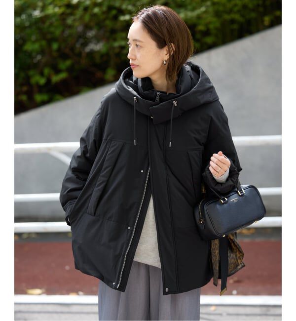 【極美品】 SLOBE IENA ダウンジャケット 黒 フェザー アウター フェザーライト撥水モンスターダウン（SLOBE IENA）｜ルミネの