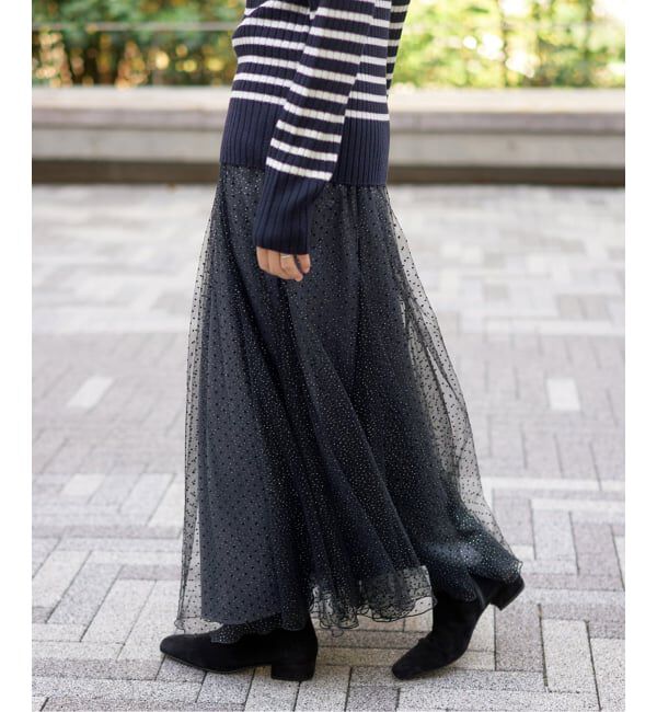 ドットラメチュールスカート（IENA）｜ルミネのファッション通販