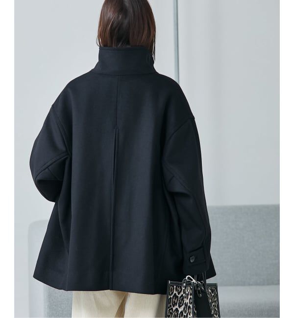 追加2》MANTECO/TWEEDスタンドショートコート（journal standard L