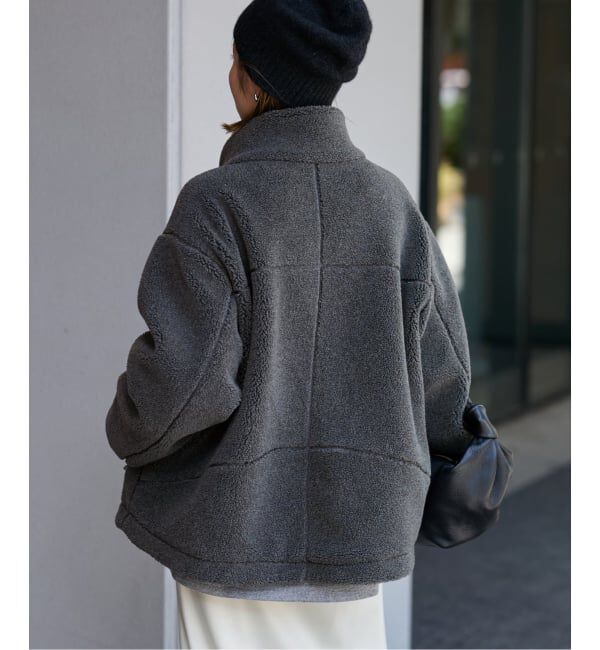 ≪一部カラーWEB限定 / 追加≫ウールボアスタンドブルゾン（FRAMeWORK