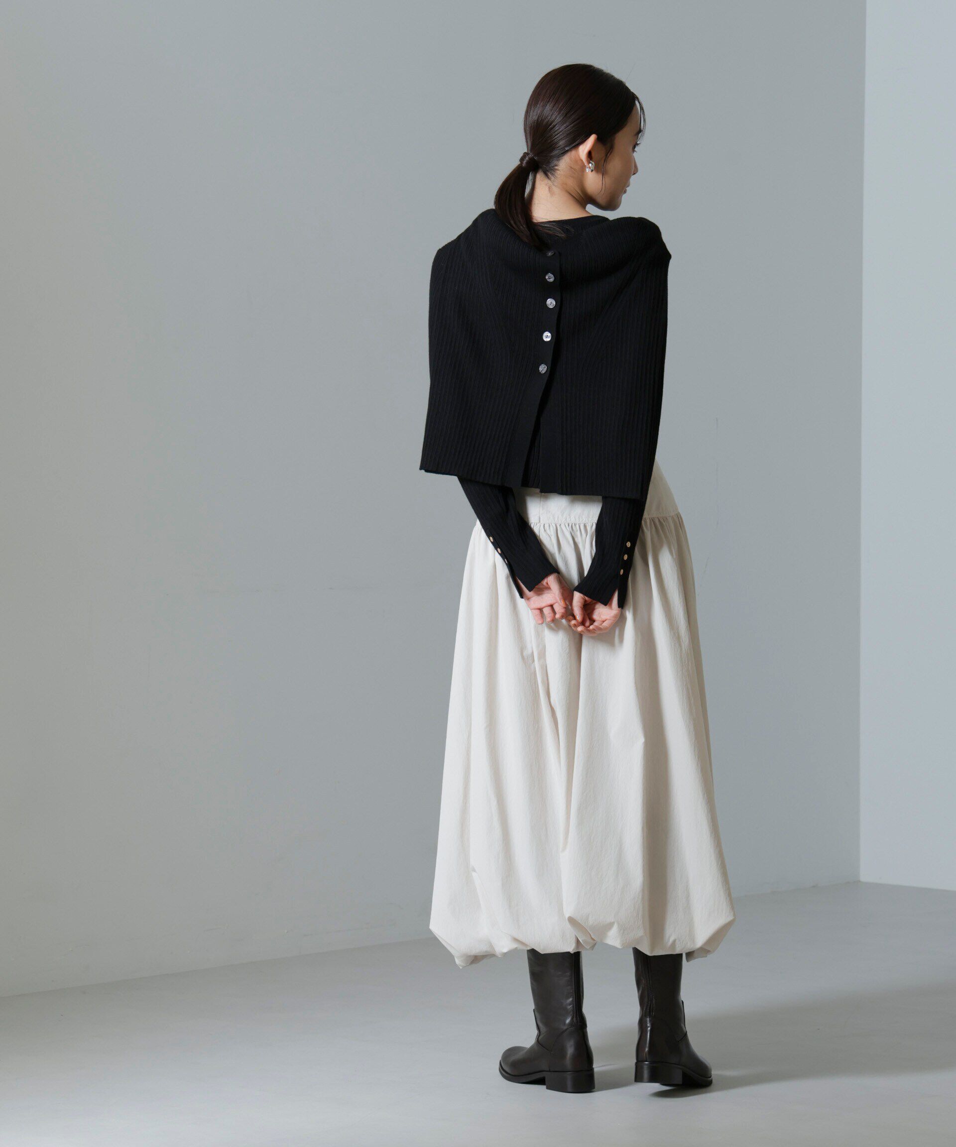 nano･universe「毛玉レスニットクルーネックリブプルオーバー」|ニット・セーター|