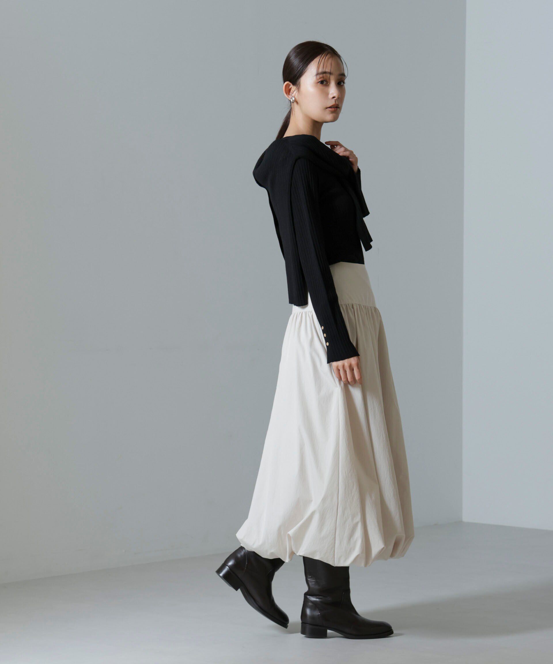 nano･universe「毛玉レスニットクルーネックリブプルオーバー」|ニット・セーター|