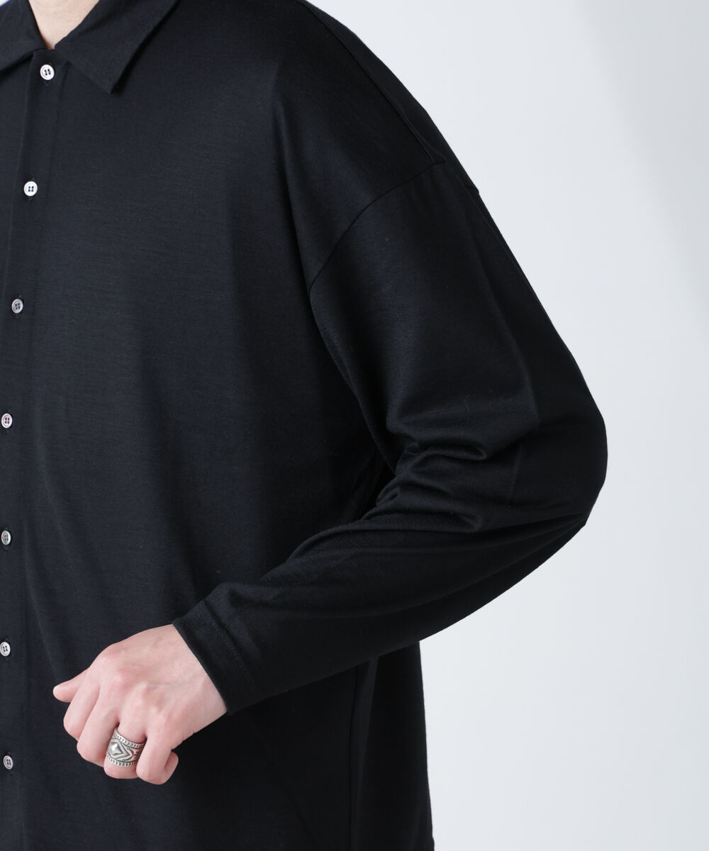 nano･universe「「ALL-DAYS COMFORT 100% WOOL」 シャツカーディガン」|Tシャツ・カットソー|