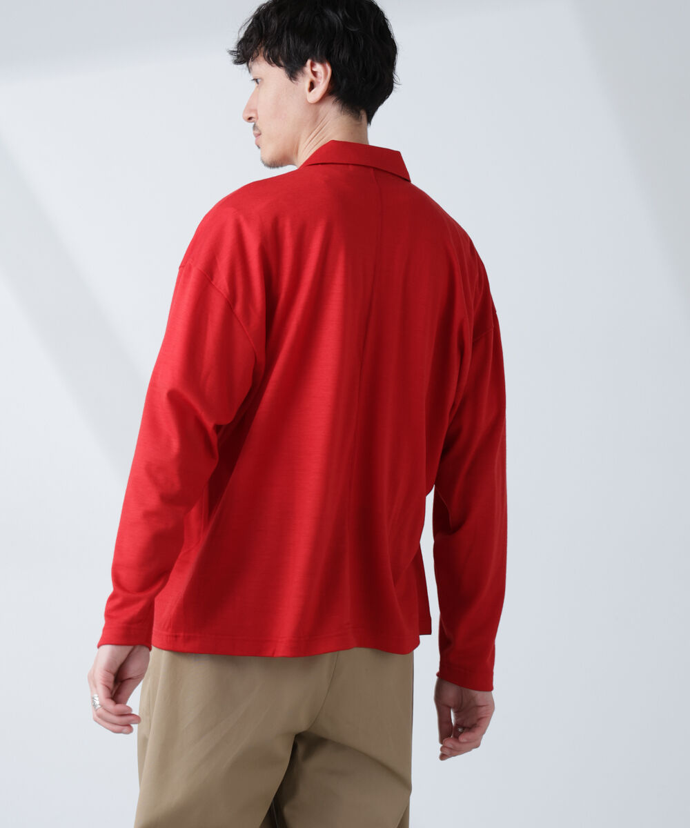 nano･universe「「ALL-DAYS COMFORT 100% WOOL」 シャツカーディガン」|Tシャツ・カットソー|