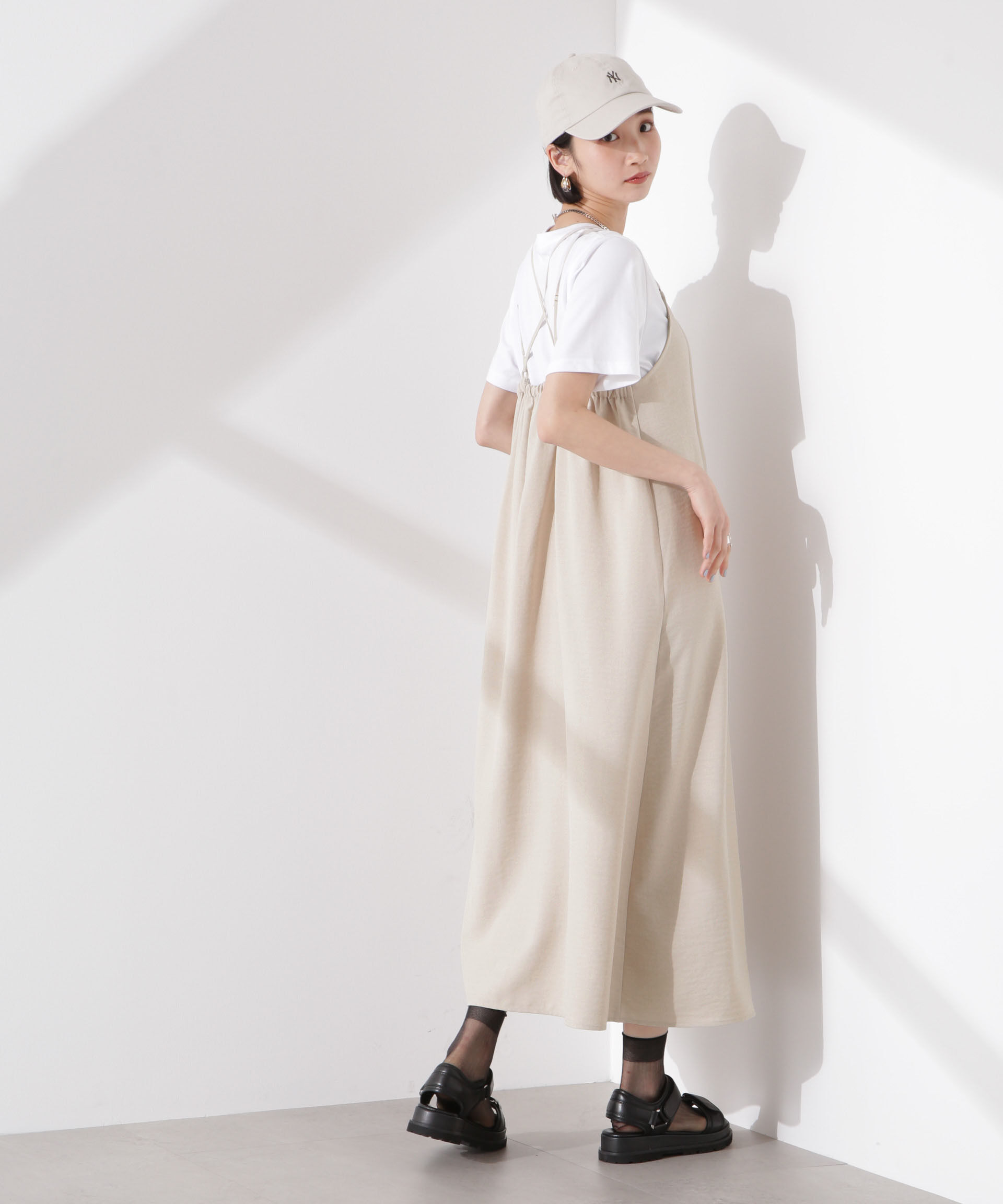 nano･universe「フロントピンタックキャミソールワンピース」|ワンピース|