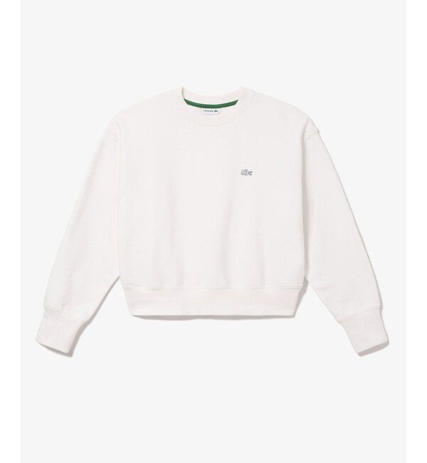 LACOSTE「クロップドクルーネックスウェット」|スウェット・ジャージ|