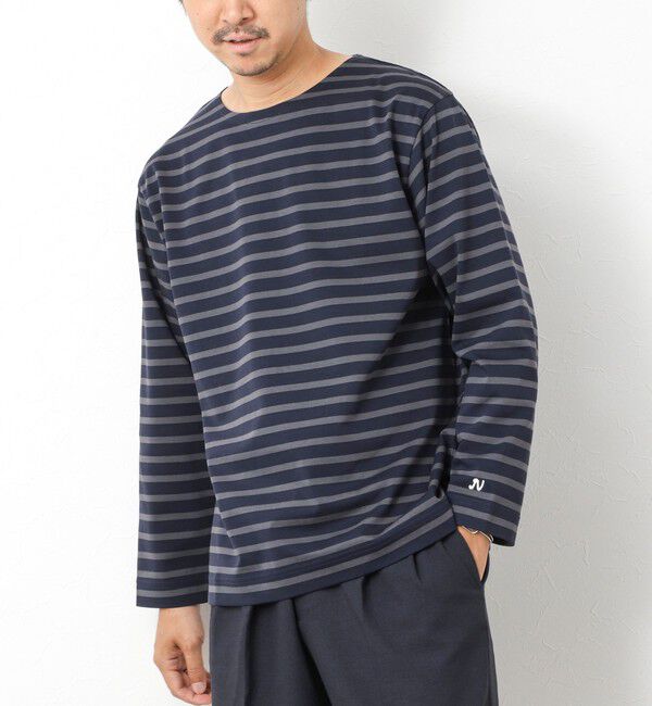 NOLLEY'S goodman「MVSシルケットボーダーBN」|Tシャツ・カットソー|ブルー系その他