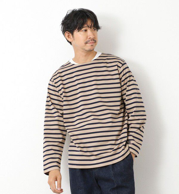 NOLLEY'S goodman「MVSシルケットボーダーBN」|Tシャツ・カットソー|