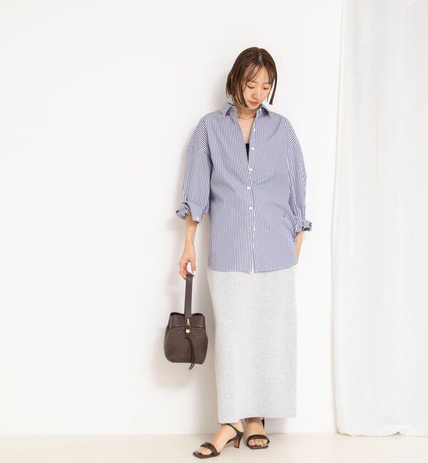 NOLLEY'S「《手洗い可能》《セットアップ対応》スウェットライク2WAYニットスカート」|スカート|