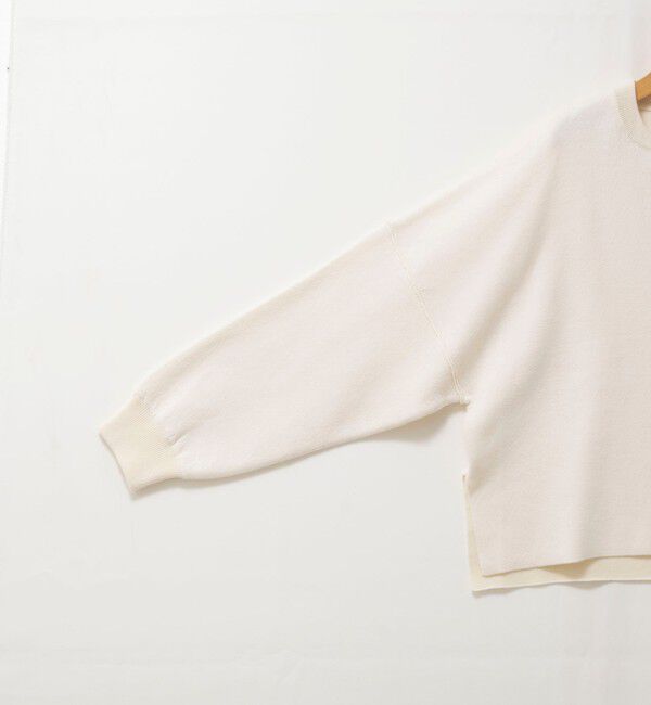 NOLLEY'S「《手洗い可能》《アンサンブル対応》スウェットライクニットプルオーバー」|ニット・セーター|
