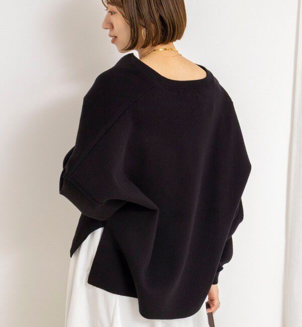 NOLLEY'S「《手洗い可能》《アンサンブル対応》スウェットライクニットプルオーバー」|ニット・セーター|