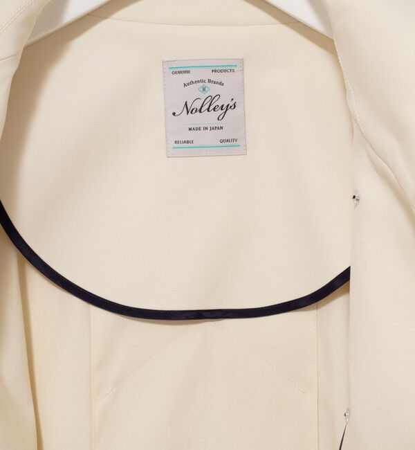 NOLLEY'S「NMPウォッシャブルショートトレンチコート」|ブルゾン・スタジャン|
