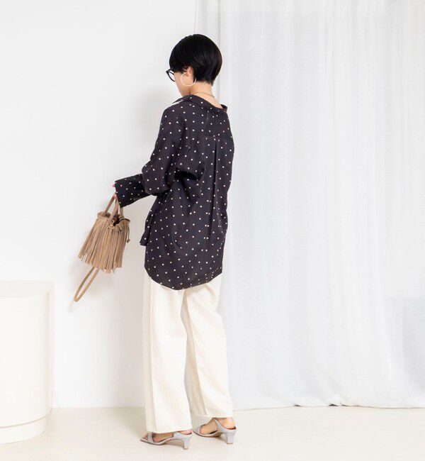 Rie Miller「ウォッシャブルレギュラーカラー2WAYシャツ」|シャツ・ブラウス|