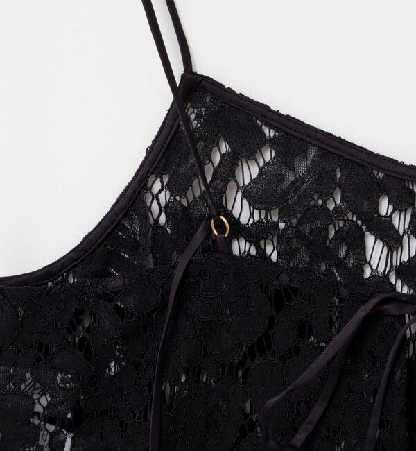 NOLLEY'S「ウォッシャブルレースビスチェ」|キャミソール|