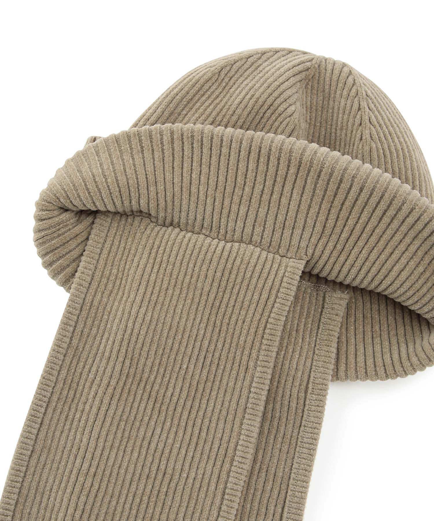 SALON adam et rope'「フライトキャップ -CreamyCotton /クリーミーコットン-」|ニット帽|