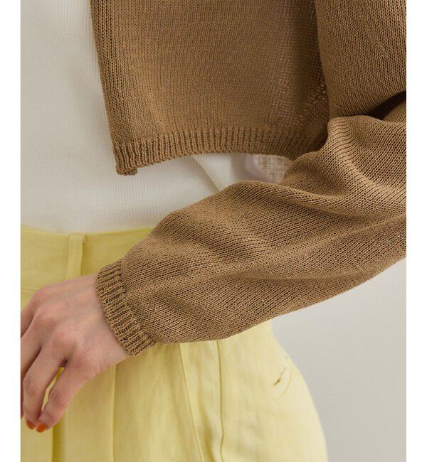 ROPE「ホールガーメント ボレロニットカーディガン」|ニット・セーター|