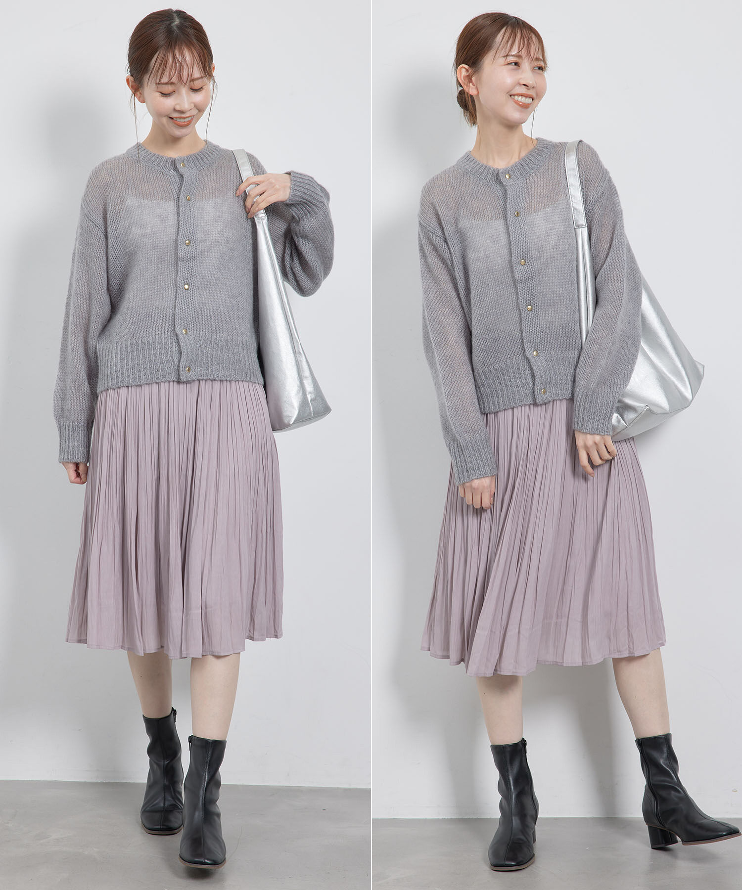 Rope&rsquo;Picnic「【新色追加】着丈が選べるエアリープリーツスカート」|スカート|