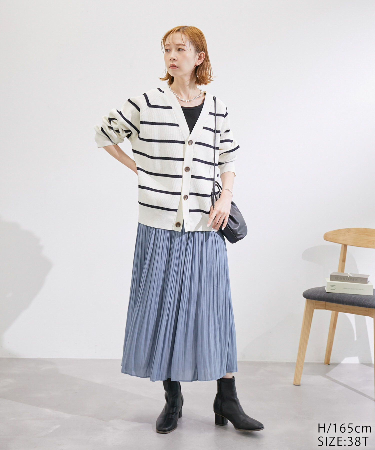 Rope&rsquo;Picnic「【新色追加】着丈が選べるエアリープリーツスカート」|スカート|